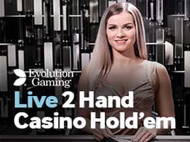 2 Hand Casino Holdem - Evolution