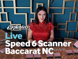Speed 6 Scanner Baccarat NC - Playtech