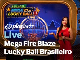 Mega Fire Blaze Lucky Ball Brasileiro - Playtech